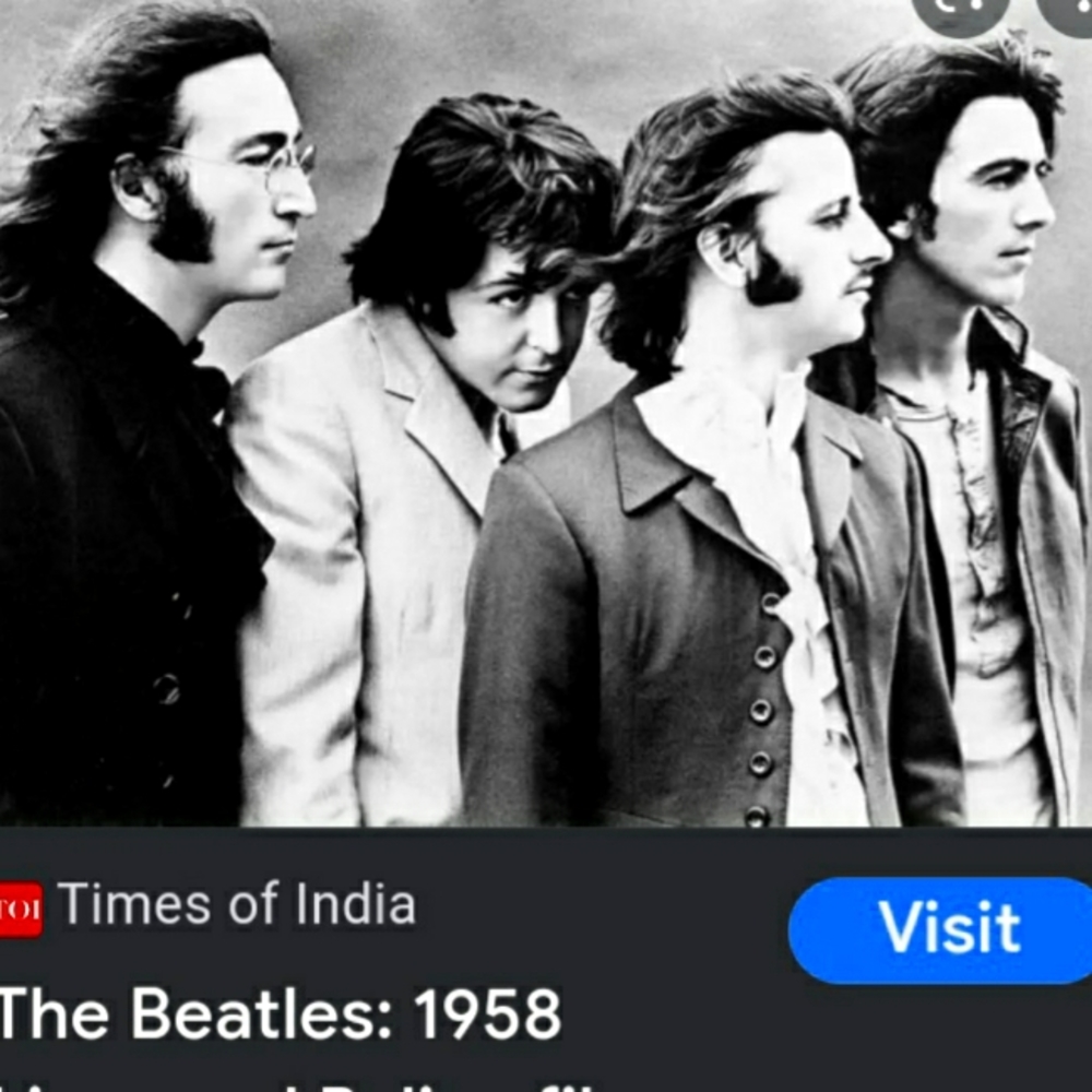 1958 beatles post card